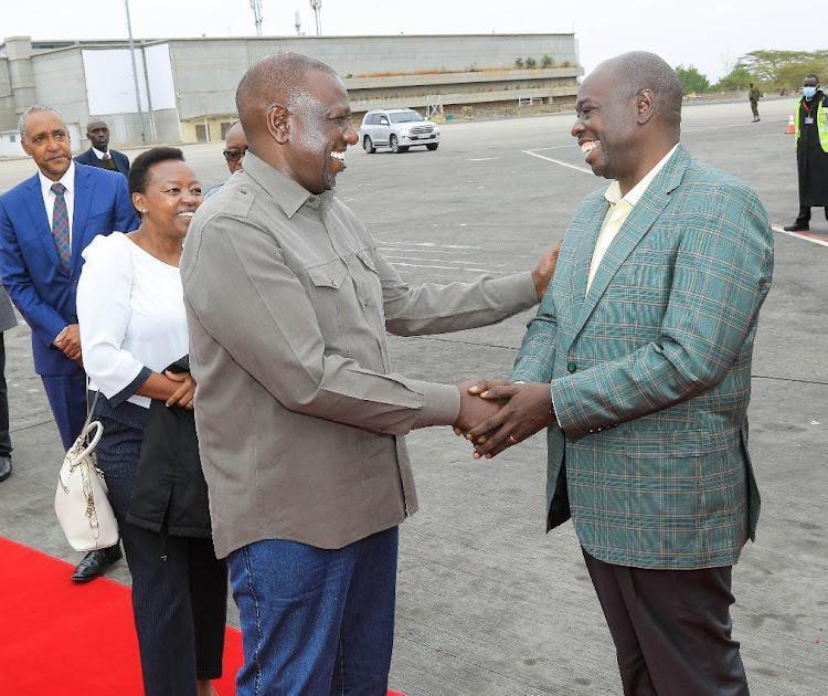 File Image of President William Ruto departing the country.